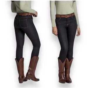 NWT Tecovas Women's High-Rise Skinny Jeans Ink Blue Denim Size 28 TECWFW22B31